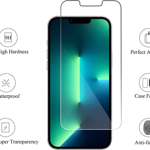 AILUN Privacy Glass Screen Protector (2 Pack) iPhone 13 Pro Max (NEW IN BOX) - Picture 3 of 4